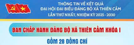 DANH SÁCH BCH ĐẢNG ỦY XÃ, NHIỆM KỲ 2025 - 2030
