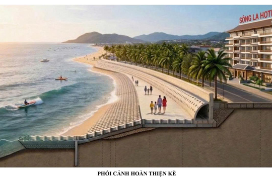 Quyết định Phê duyệt chủ trương đầu tư dự án Nâng cấp kè biển Cẩm Nhượng, xã Thiên Cầm