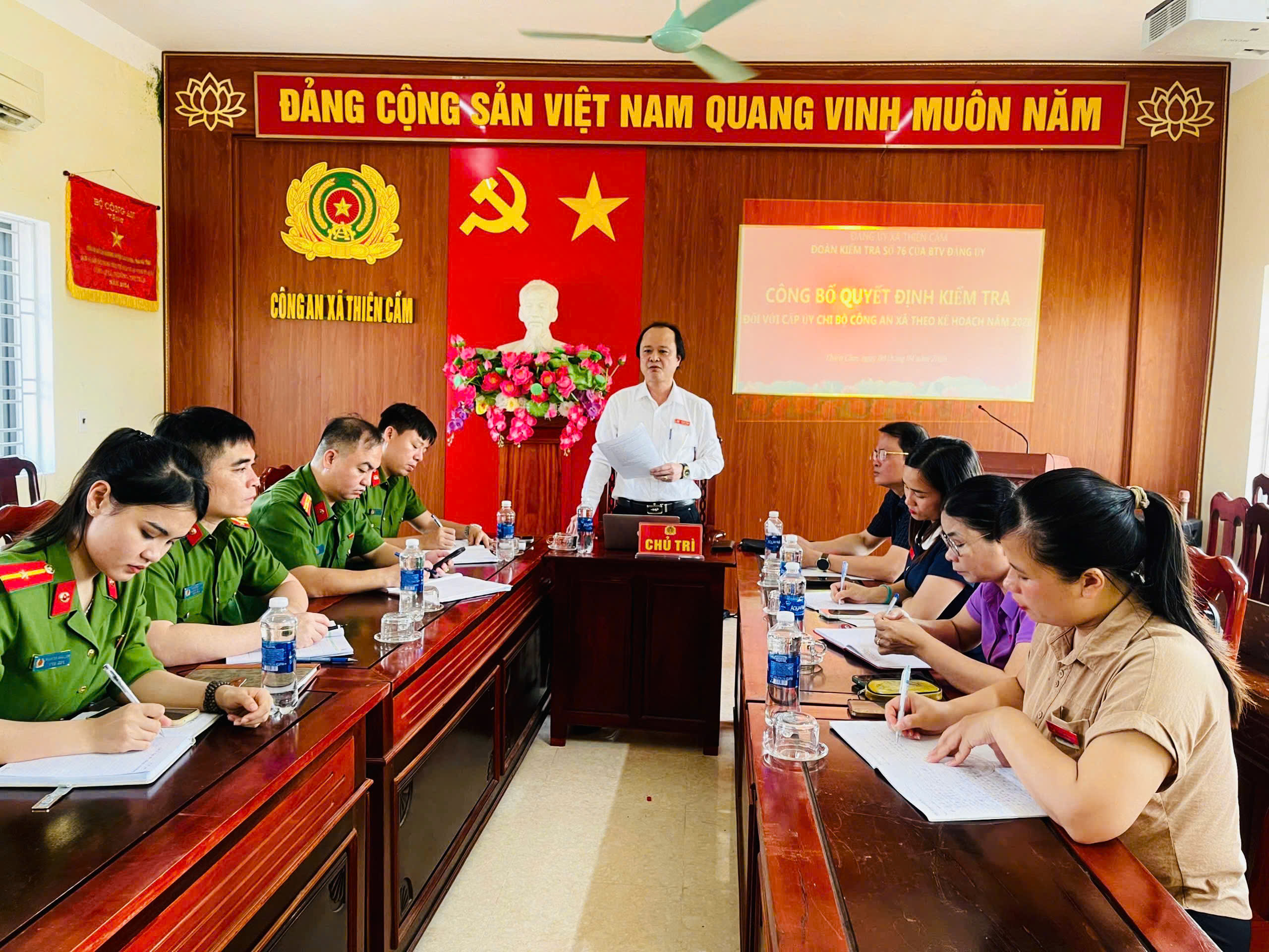 Đảng bộ xã Thiên Cầm thực hiện có hiệu quả  Công tác kiểm tra, giám sát trong thời gian qua 
