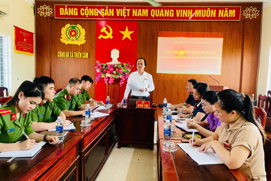 Đảng bộ xã Thiên Cầm thực hiện có hiệu quả  Công tác kiểm tra, giám sát trong thời gian qua 