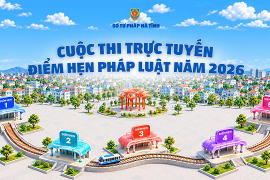 Cuộc thi trực tuyến Điểm hẹn Pháp luật năm 2026